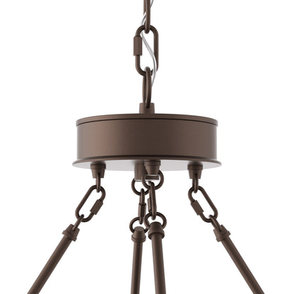 Lampadario a ruota di carro Acroma Farmhouse da 12 luci, 40 pollici, con UL - 40'' P x 138'' H