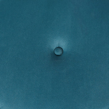 Sgabello da toeletta girevole rotondo in velluto regolabile Adeco, sedia da trucco