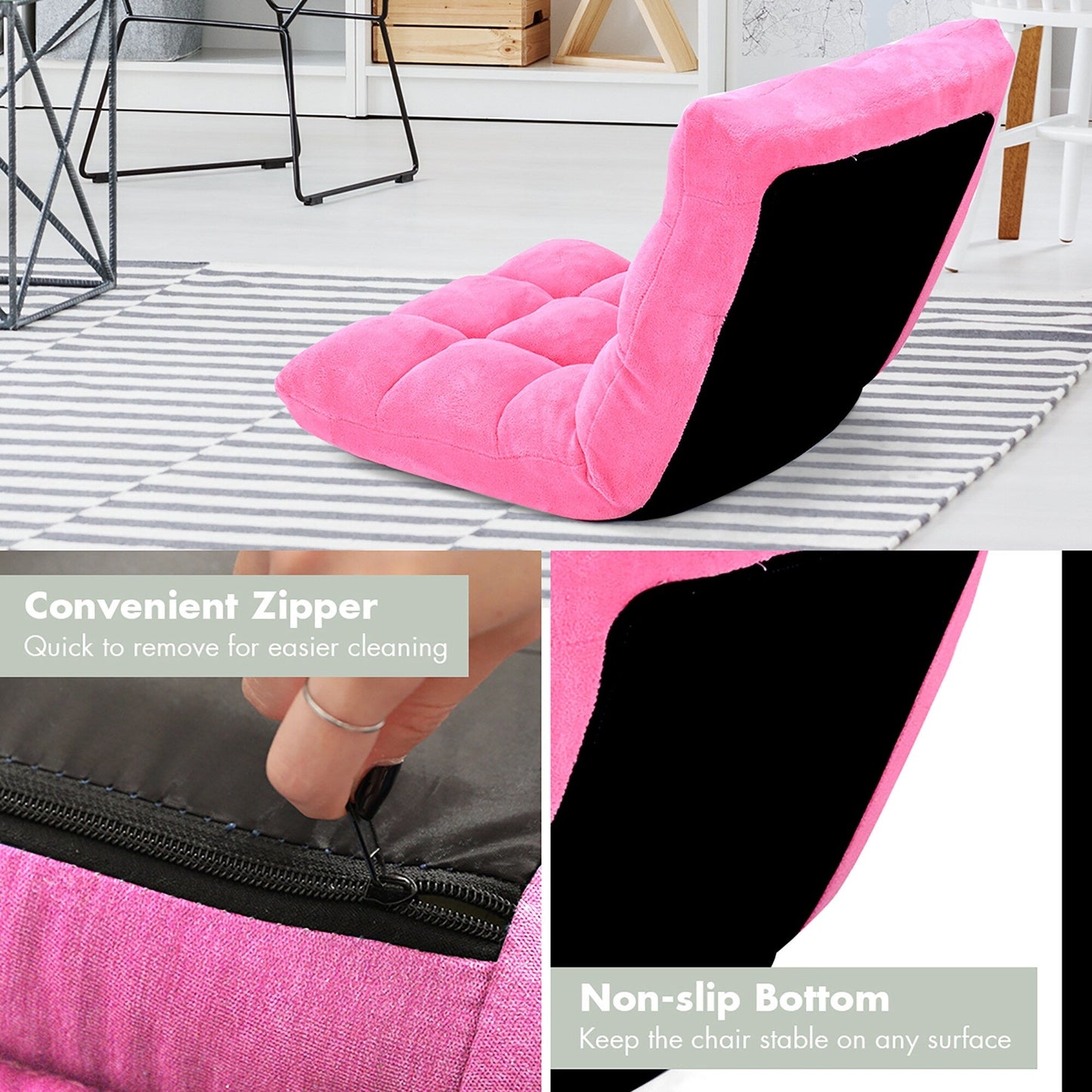 Divano letto regolabile da pavimento, divano letto multifunzionale e letto pigro