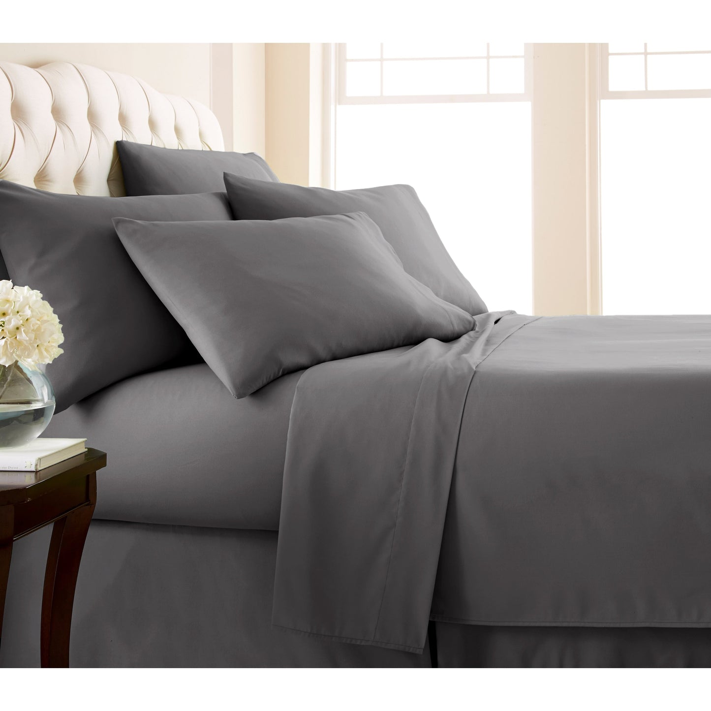 Set di lenzuola ultra morbide per materasso regolabile, king size, 7 pezzi