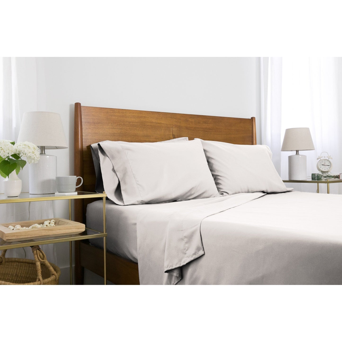 Set di lenzuola ultra morbide per materasso regolabile, king size, 7 pezzi