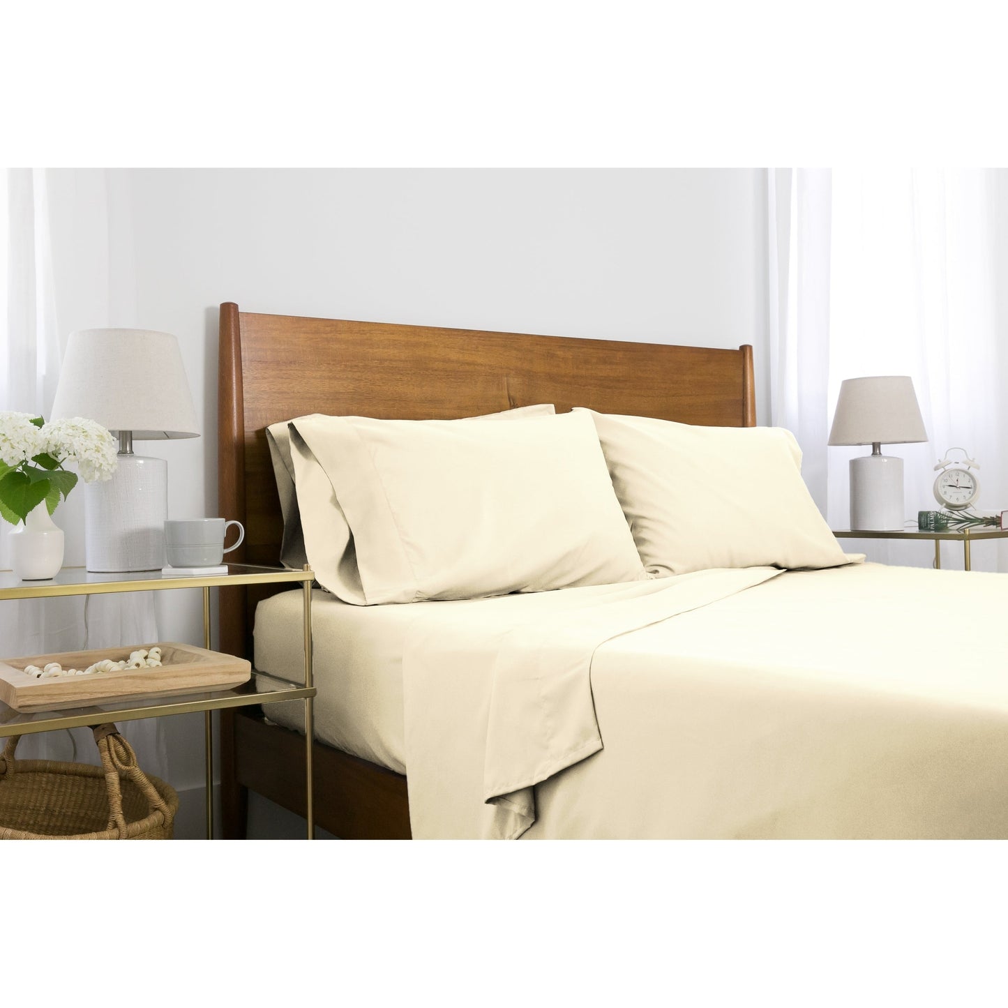 Set di lenzuola ultra morbide per materasso regolabile, king size, 7 pezzi