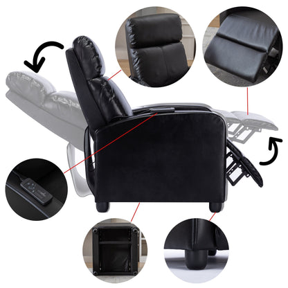 Poltrone reclinabili regolabili a spinta per il soggiorno