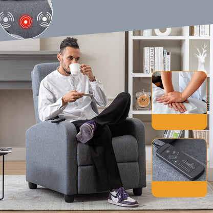 Poltrone reclinabili regolabili a spinta per il soggiorno