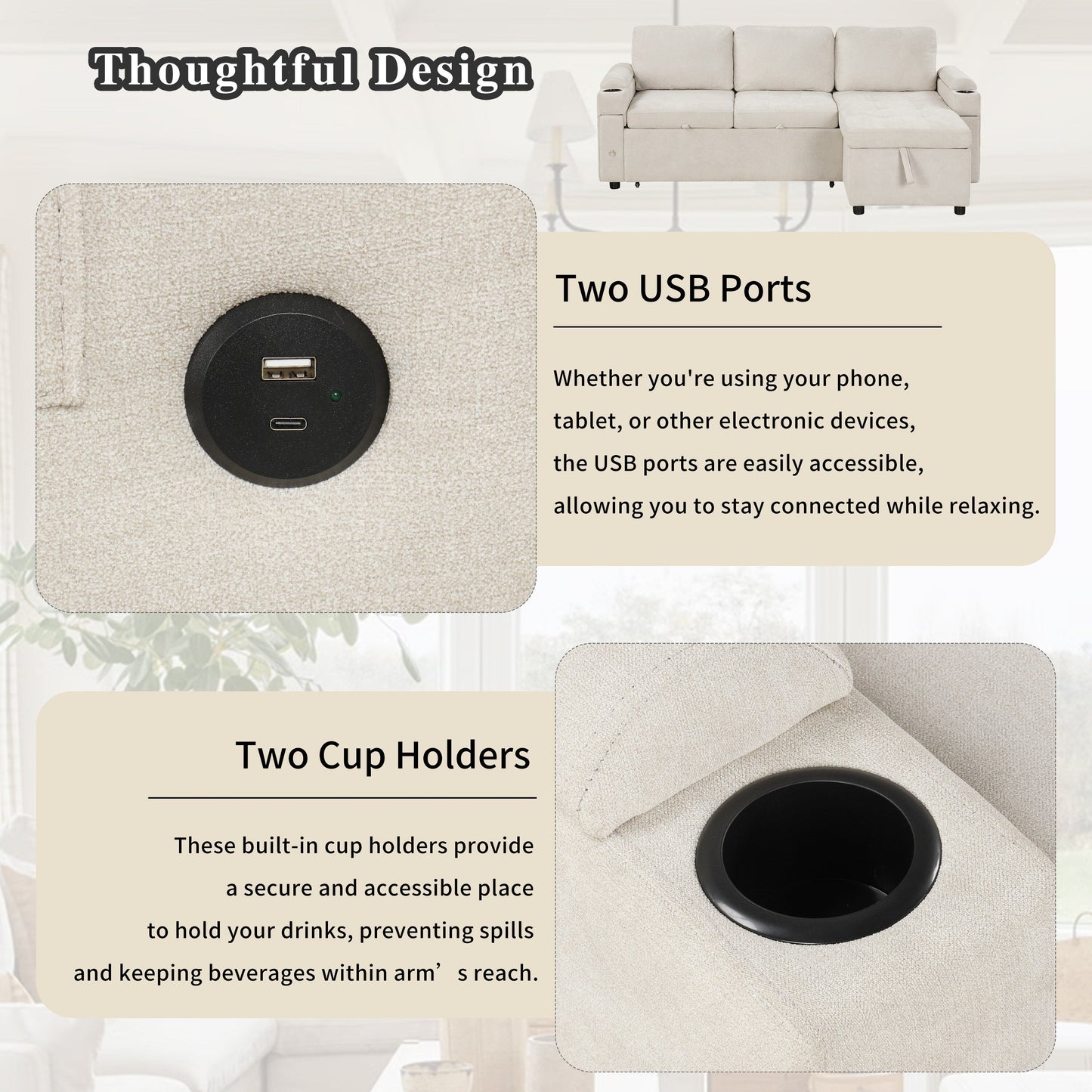 Divano letto convertibile conveniente: mobili salvaspazio per piccoli spazi