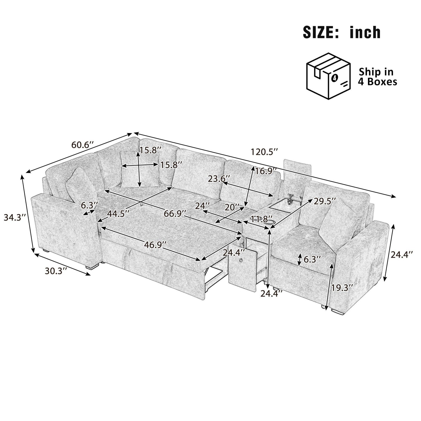 Divano letto convertibile conveniente: mobili salvaspazio per piccoli spazi