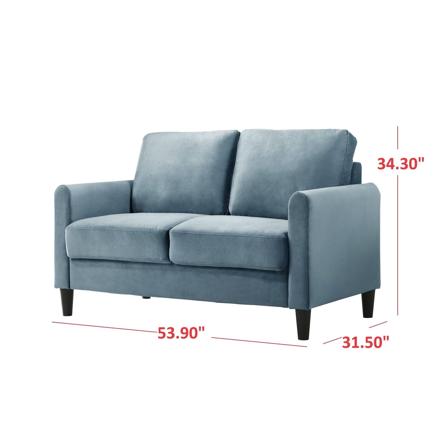 Set da soggiorno con braccioli in velluto Clayfell Airell