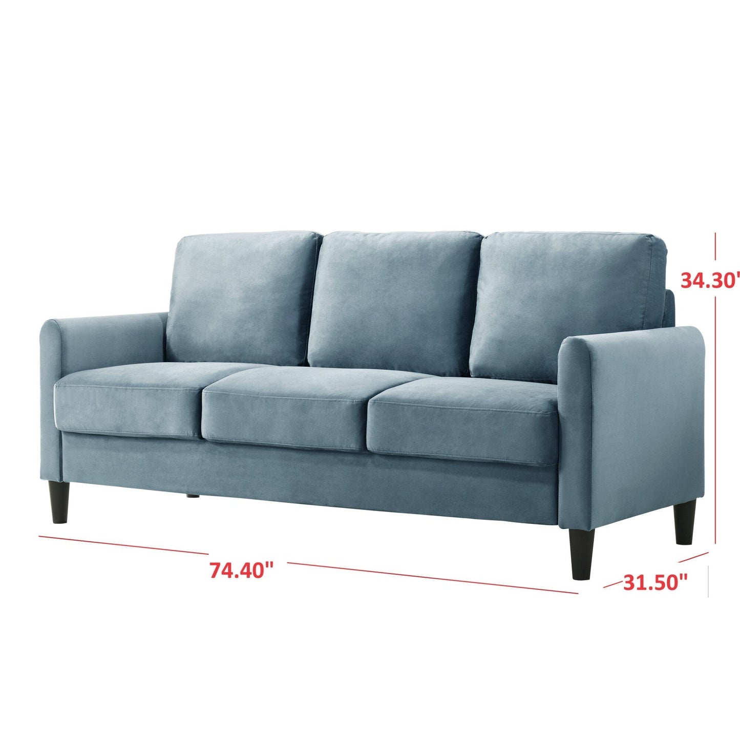 Set da soggiorno con braccioli in velluto Clayfell Airell