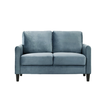 Set da soggiorno con braccioli in velluto Clayfell Airell