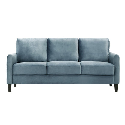 Set da soggiorno con braccioli in velluto Clayfell Airell