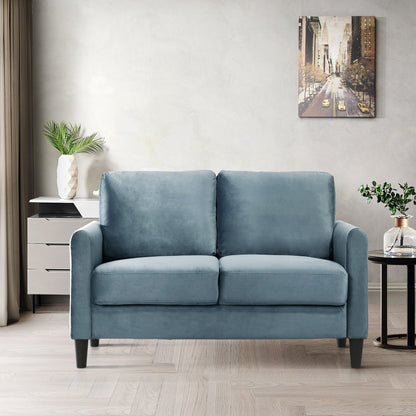 Set da soggiorno con braccioli in velluto Clayfell Airell