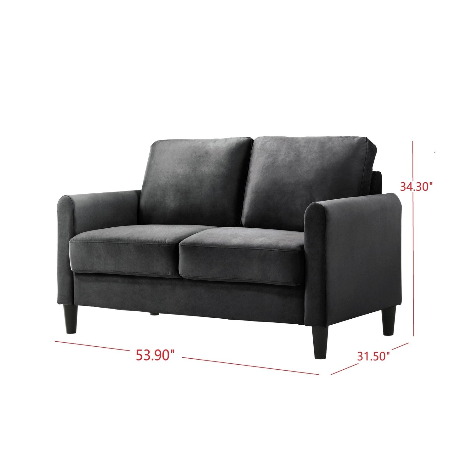 Set da soggiorno con braccioli in velluto Clayfell Airell