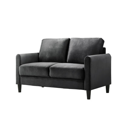 Set da soggiorno con braccioli in velluto Clayfell Airell