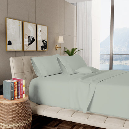 Set di lenzuola Aireolux in cotone egiziano di lusso, ultra morbido e setoso, 1000 fili