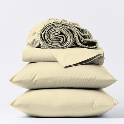 Set di lenzuola Aireolux in cotone egiziano di lusso, ultra morbido e setoso, 1000 fili