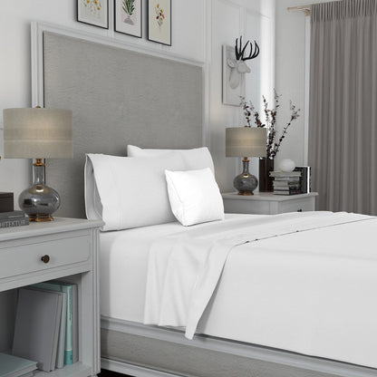 Set di lenzuola in raso di cotone antipiega Aireolux 600TC