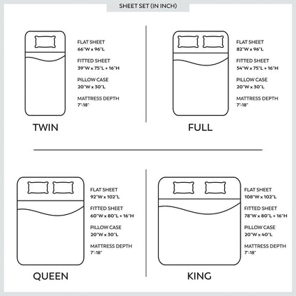 Set di lenzuola in raso di cotone antipiega Aireolux 600TC