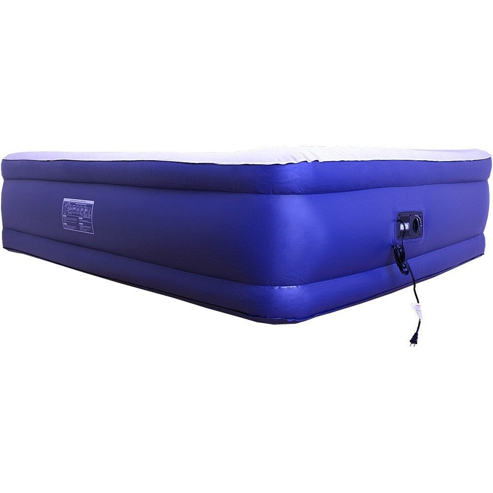 Materasso ad aria Airtek Flocked-top full-size con topper in memory foam da 1 pollice