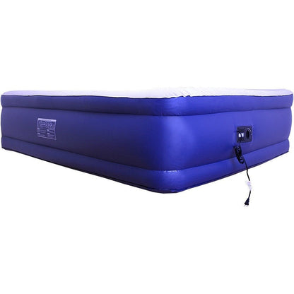 Materasso ad aria Airtek Flocked-top full-size con topper in memory foam da 1 pollice