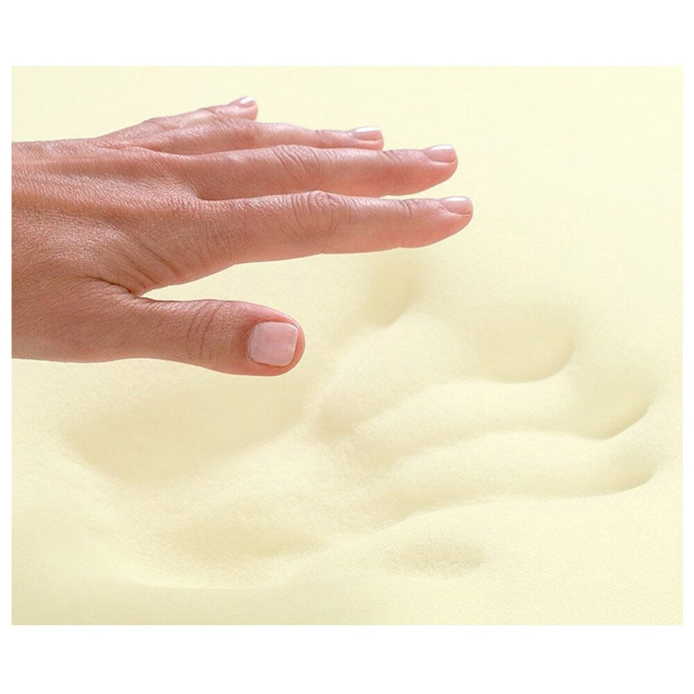 Materasso ad aria Airtek full-size con parte superiore floccata, topper in memory foam da 1 pollice e lenzuolo con gonna