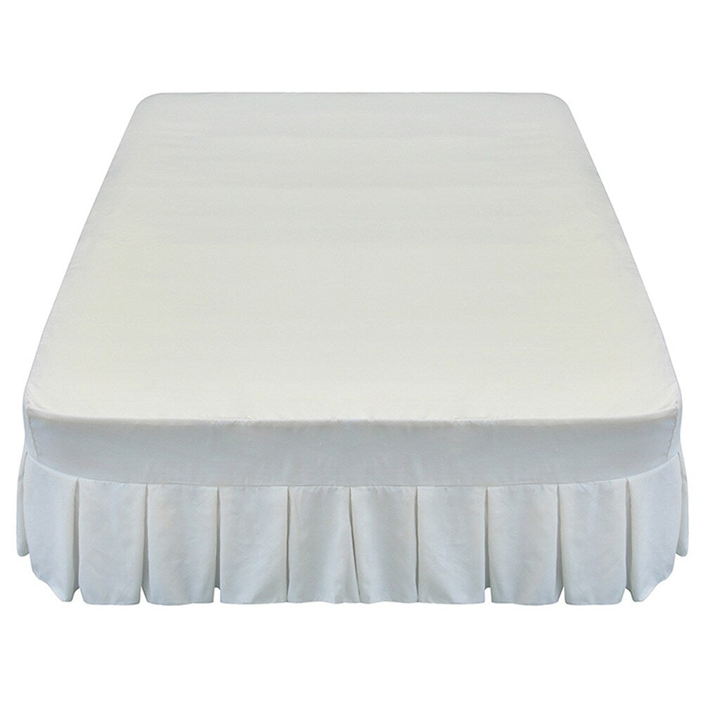 Materasso ad aria Airtek full-size con parte superiore floccata, topper in memory foam da 1 pollice e lenzuolo con gonna