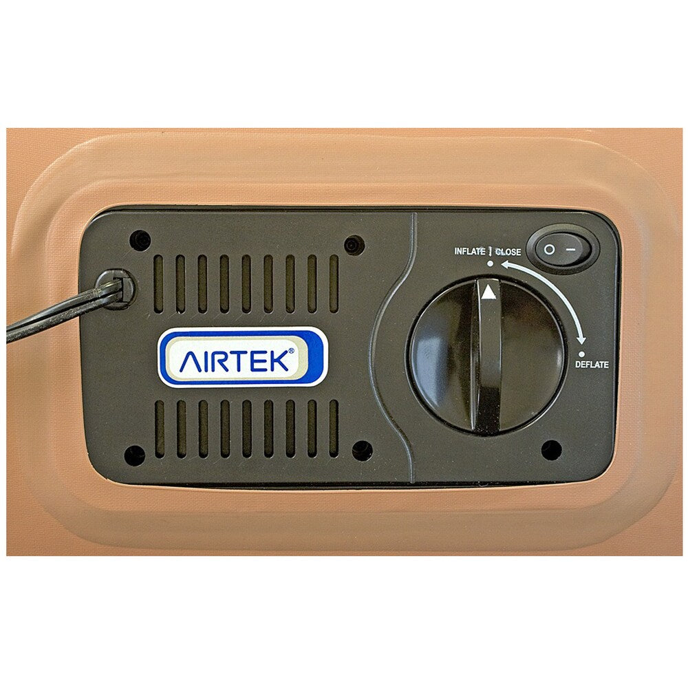 Materasso ad aria Airtek rialzato da 22 pollici in memory foam con coprimaterasso con gonna