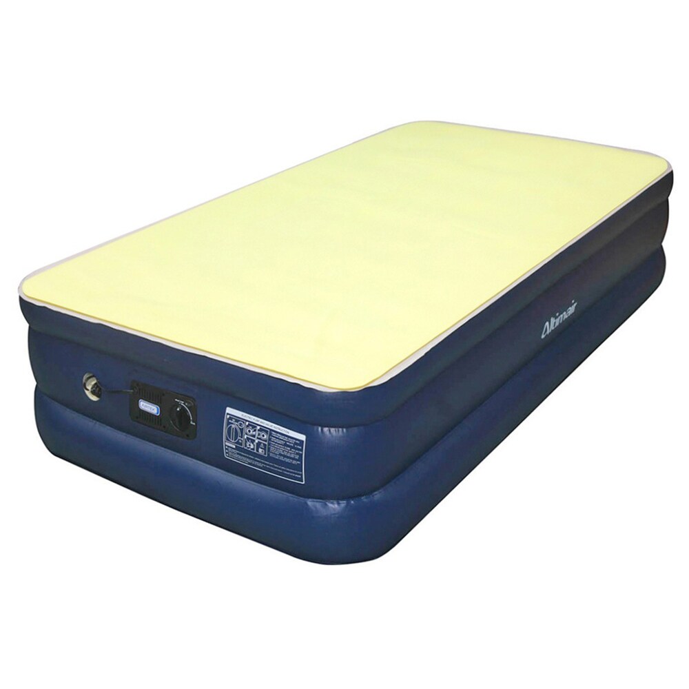 Materasso ad aria Airtek Twin-size con parte superiore floccata e topper in memory foam