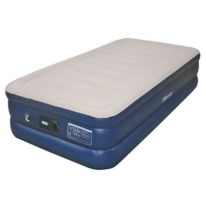 Materasso ad aria Airtek Twin-size con parte superiore floccata e topper in memory foam