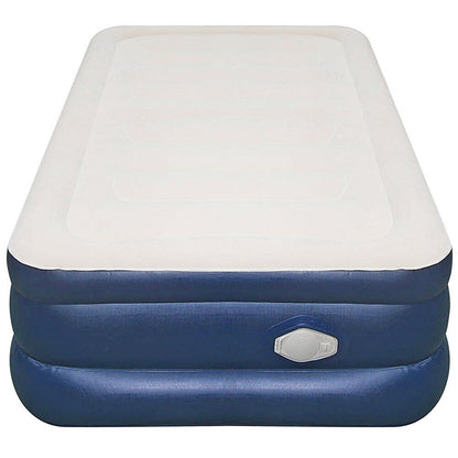 Materasso ad aria Airtek Twin-size con parte superiore floccata e topper in memory foam