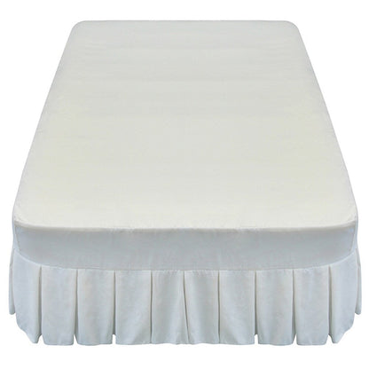 Materasso ad aria Airtek Twin-size con parte superiore floccata, topper in memory foam da 1 pollice e lenzuolo