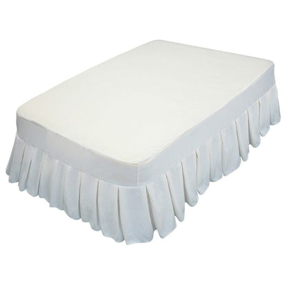 Materasso ad aria Airtek Twin-size con parte superiore floccata, topper in memory foam da 1 pollice e lenzuolo