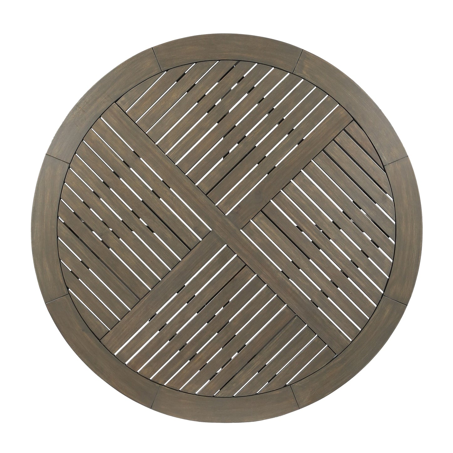 Set da pranzo da esterno Albury da 5 pezzi in legno di acacia e vimini di Christopher Knight Home - N/D