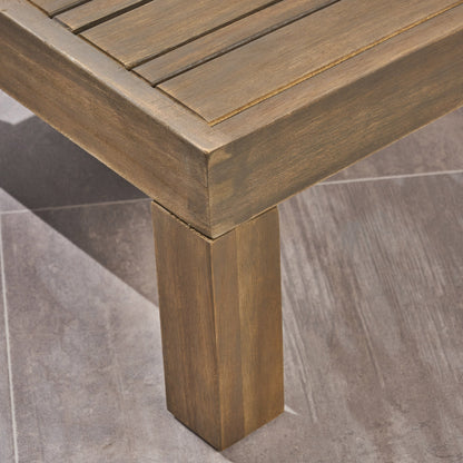 Set di divani da esterno Alcove in legno di acacia da 5 pezzi di Christopher Knight Home