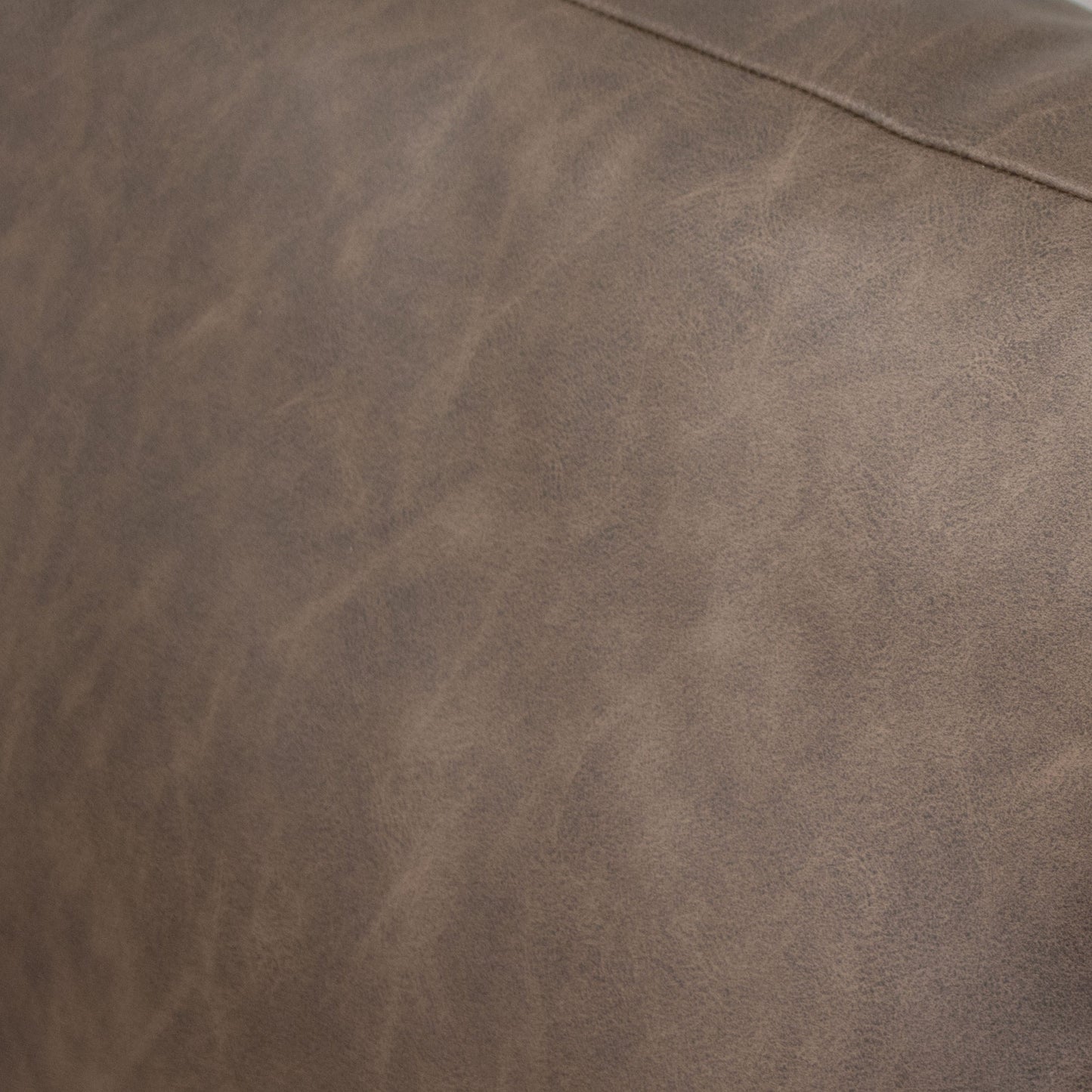 Divano Alfi, 85 pollici, 2 cuscini decorativi, moderno in similpelle marrone scuro