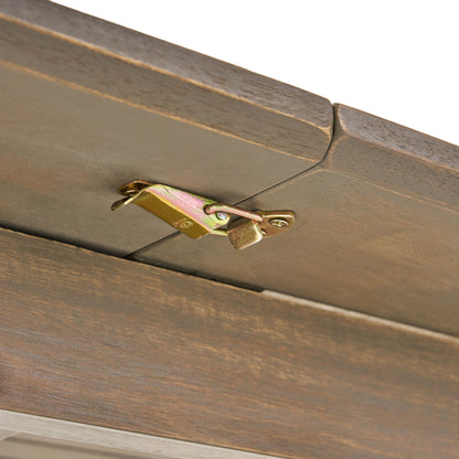 Set da pranzo da esterno Algoma in legno e vimini da 9 pezzi di Christopher Knight Home