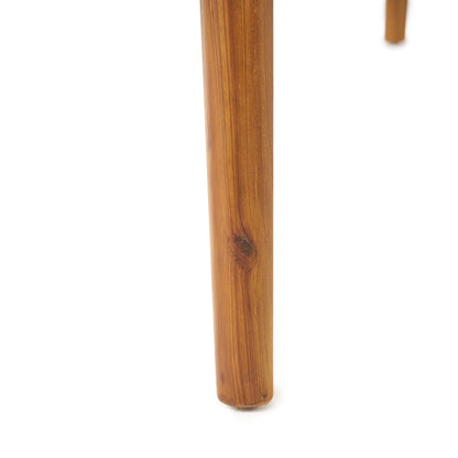 Set da pranzo da esterno Algoma in legno e vimini da 9 pezzi di Christopher Knight Home