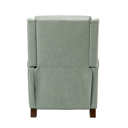 Poltrona reclinabile manuale Alicia 32.68 Wide in vera pelle