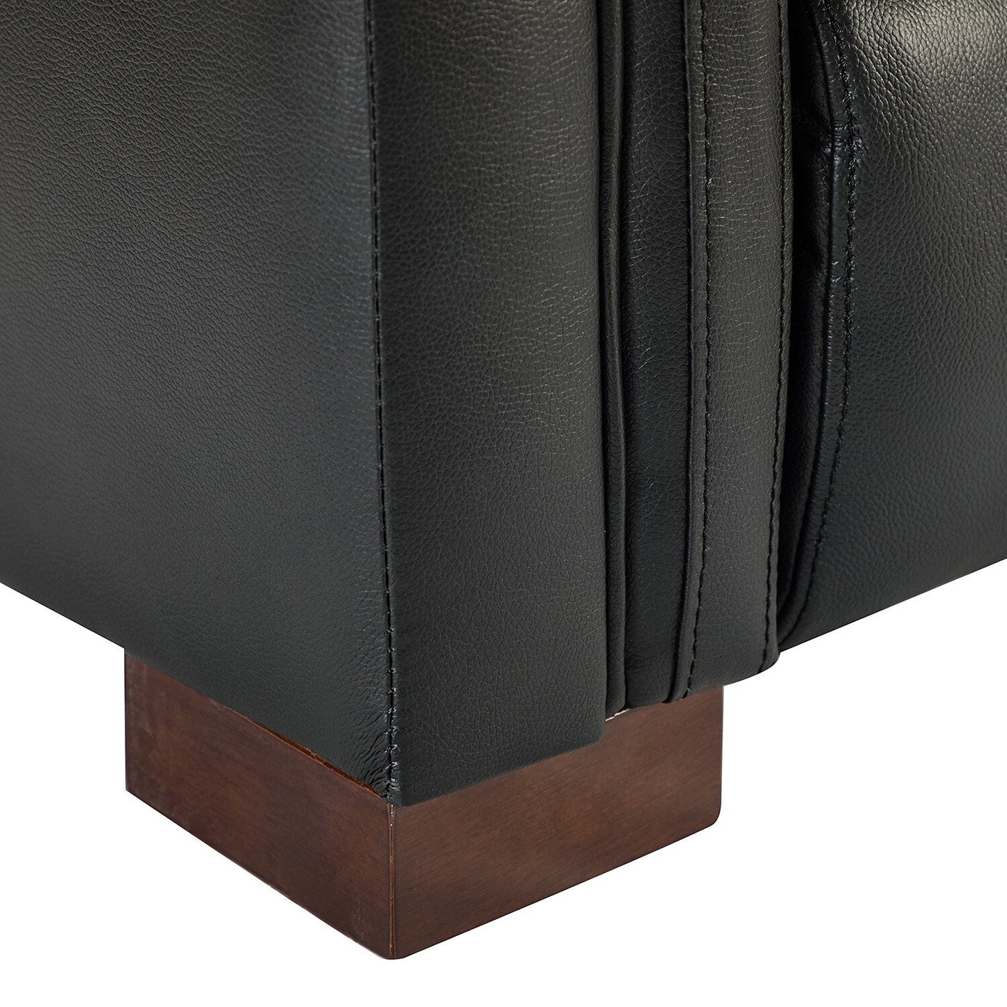 Poltrona reclinabile elettrica classica contemporanea Alicia da 34,65 pollici in vera pelle con porta USB