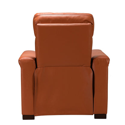 Poltrona reclinabile elettrica classica contemporanea Alicia da 34,65 pollici in vera pelle con porta USB