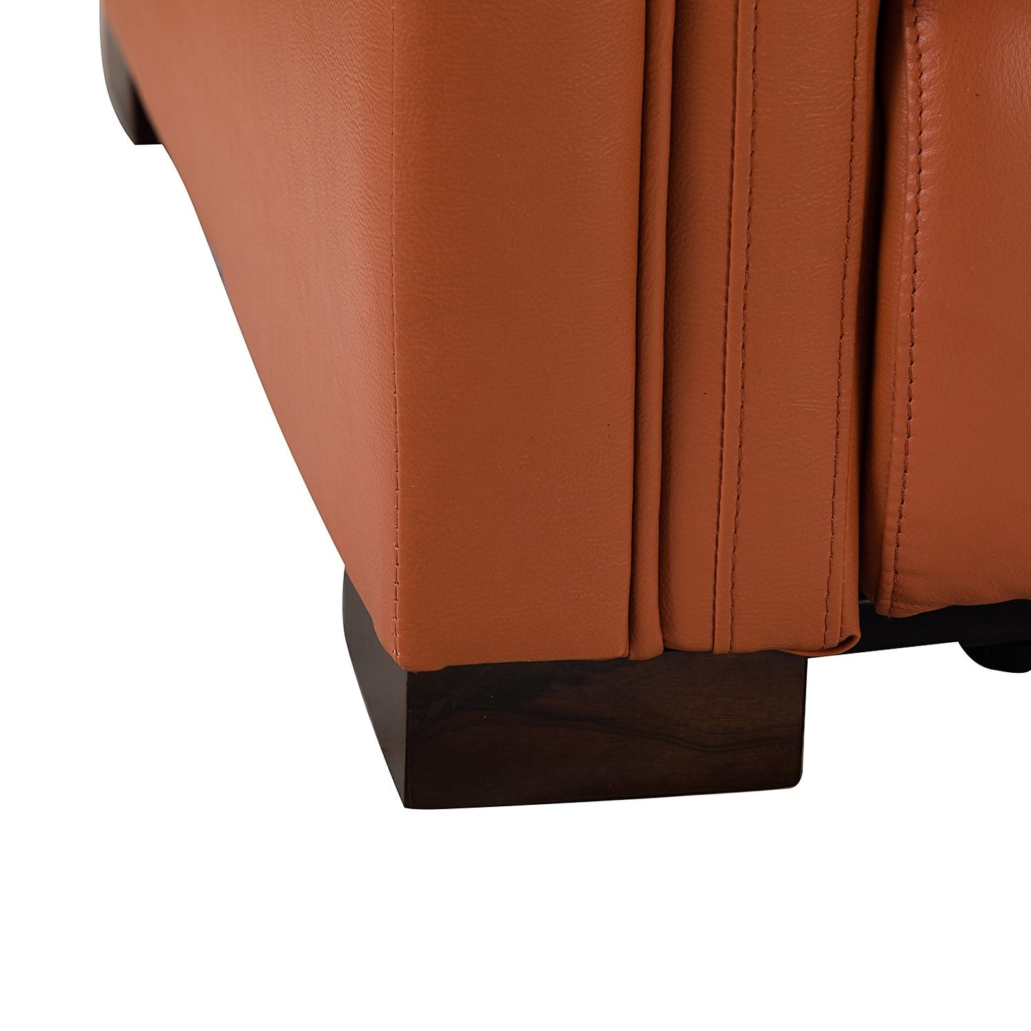 Poltrona reclinabile elettrica classica contemporanea Alicia da 34,65 pollici in vera pelle con porta USB