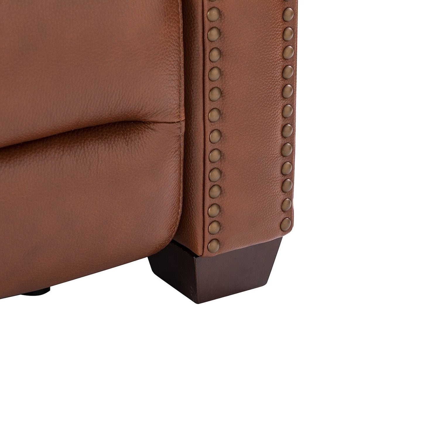 Poltrona reclinabile elettrica Alina 31.50 Wide in vera pelle con porta USB