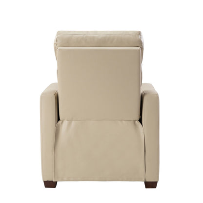 Poltrona reclinabile elettrica Alina 31.50 Wide in vera pelle con porta USB