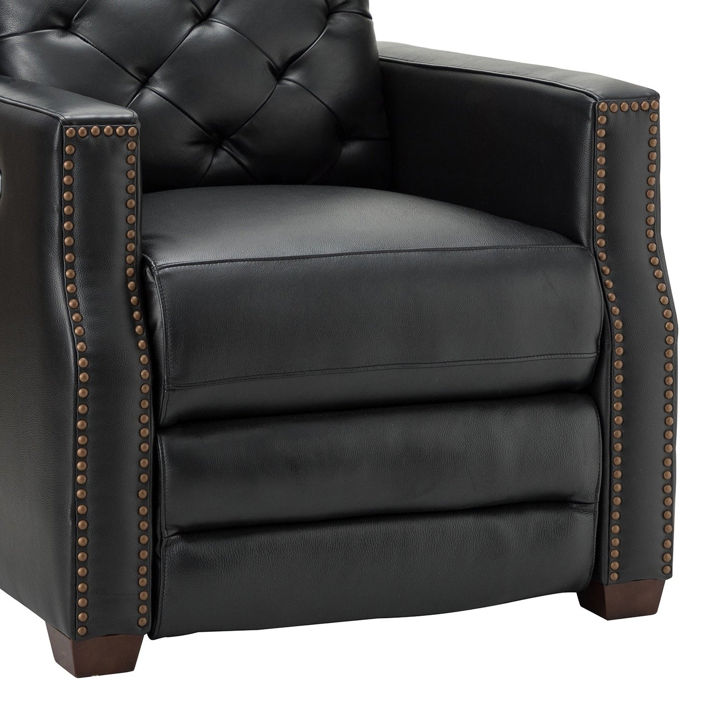 Poltrona reclinabile elettrica Alina 31.50 Wide in vera pelle con porta USB