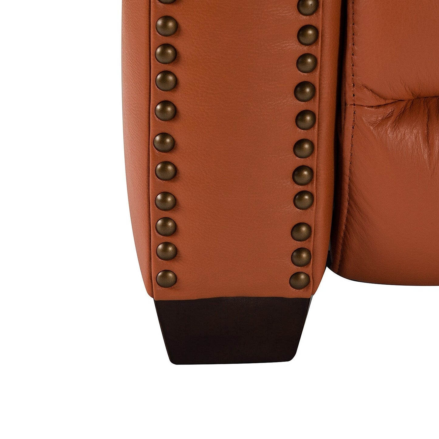 Poltrona reclinabile elettrica Alina 31.50 Wide in vera pelle con porta USB