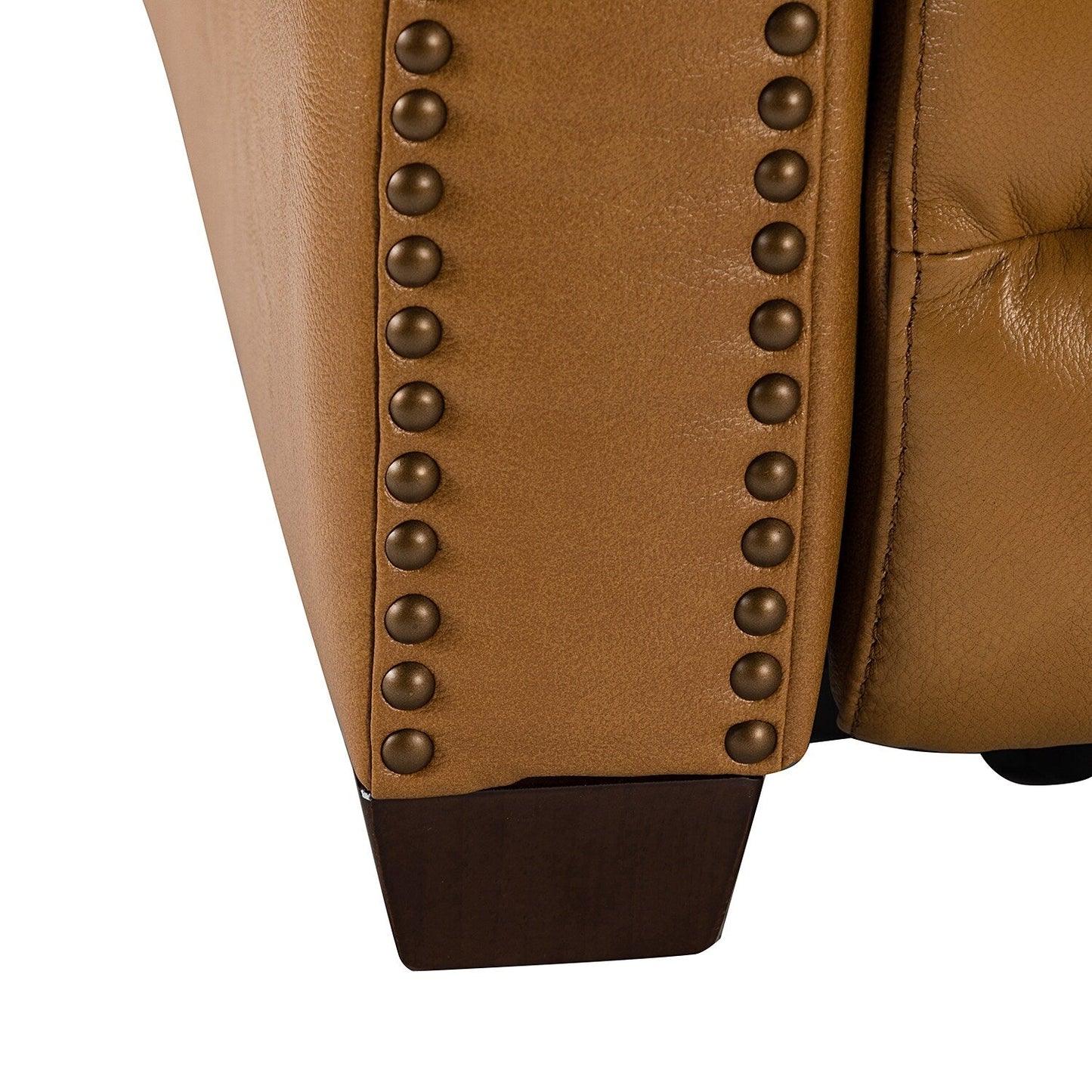 Poltrona reclinabile elettrica Alina 31.50 Wide in vera pelle con porta USB