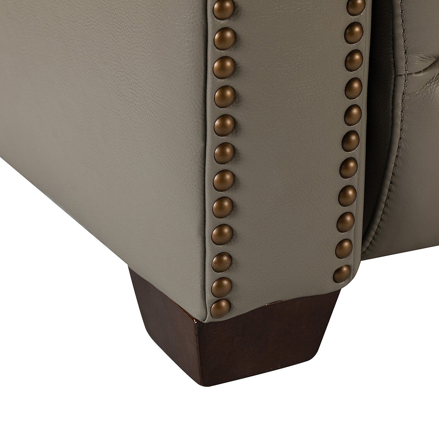 Poltrona reclinabile elettrica Alina 31.50 Wide in vera pelle con porta USB