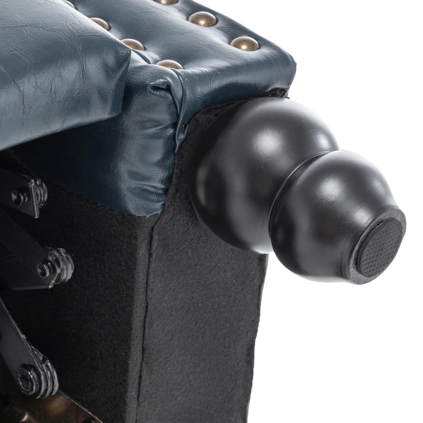 Poltrona reclinabile Alisa 35'' W in pelle vegana/lino con schienale a spinta