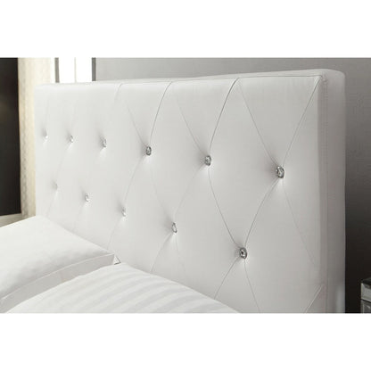 Materasso in memory foam Aloe Vera da 8 pollici e set con struttura bianca