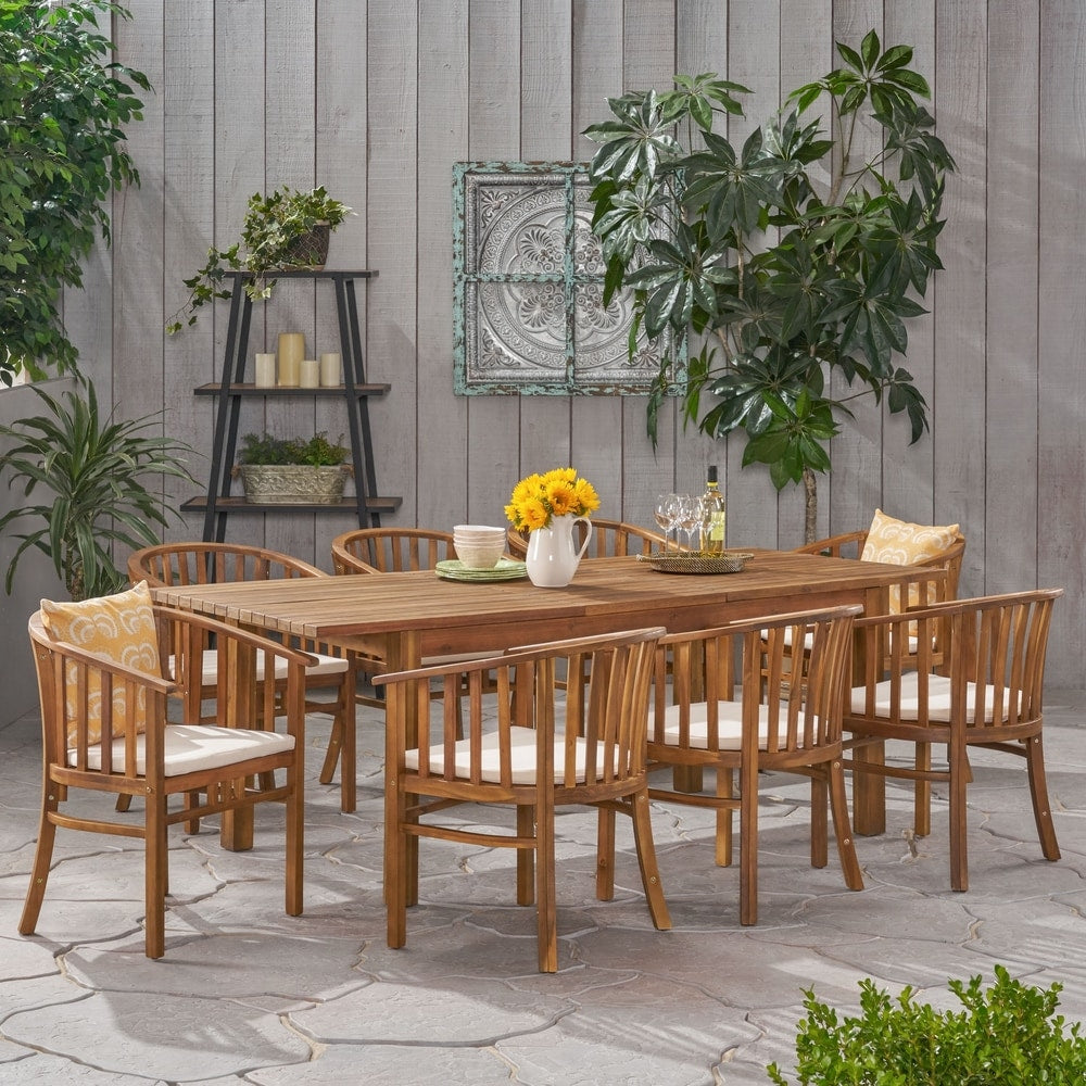 Set da pranzo in legno di acacia Alondra di Christopher Knight Home