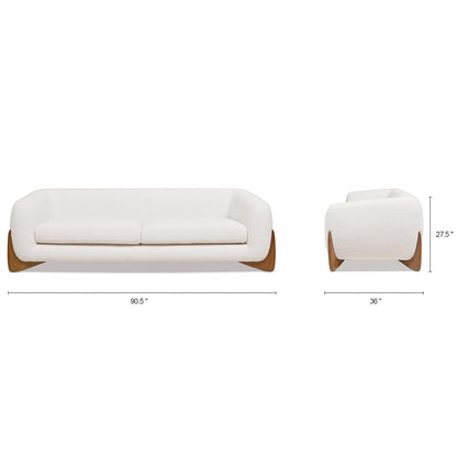 Divano imbottito Alpine 90.5 Sherpa